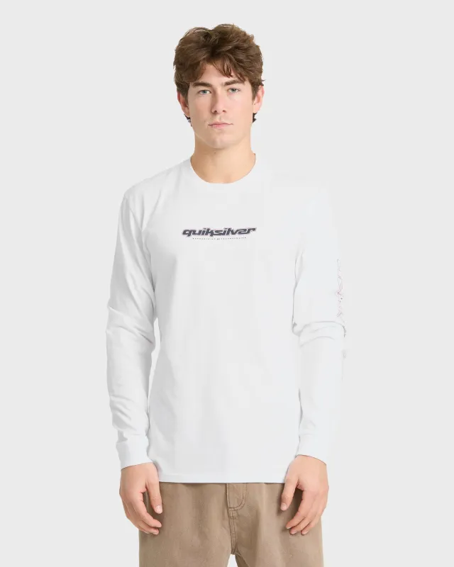 Third Dimention Long Sleeve T-Shirt - White made by Quiksilver