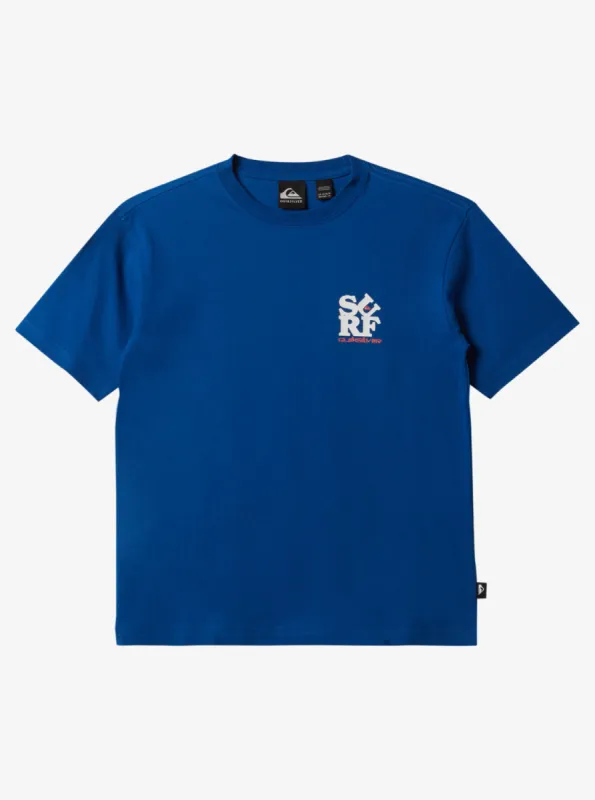 Boys 8-16 Surf Short Sleeve T-Shirt - Monaco Blue sold by Quiksilver