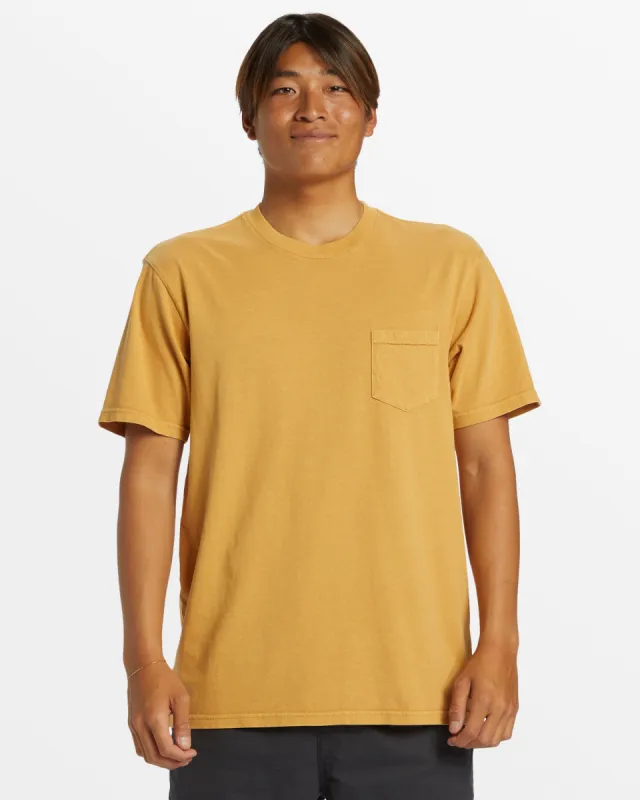 Salt Water Pocket Tee T-Shirt - Mustard sold by Quiksilver