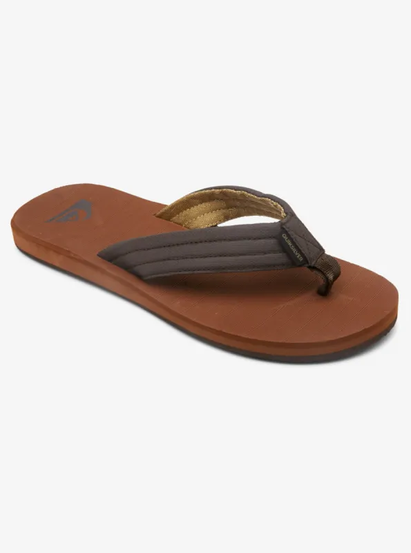 Carving Tropics Sandals - Brown/Brown/Brown sold by Quiksilver