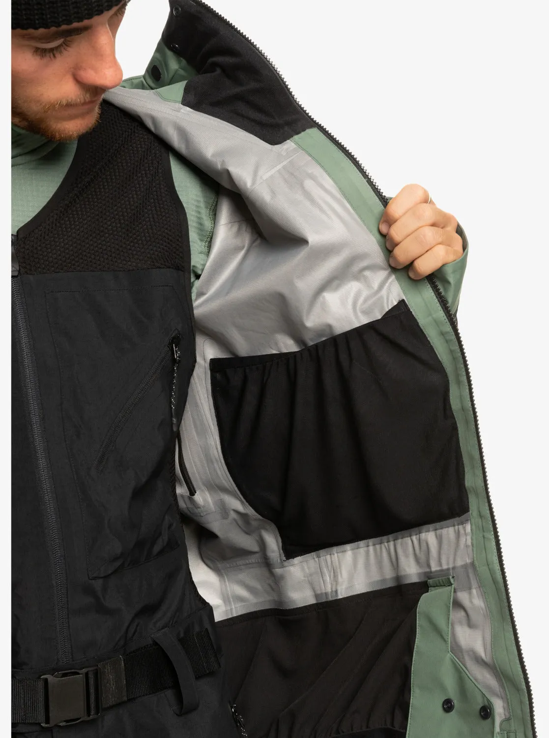 Highline Pro Sammy Carlson 3L Gore-Tex® Technical Snow Jacket - Laurel Wreath sold by Quiksilver product image thumbnail 5