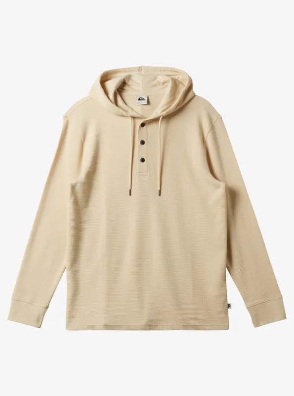 Thermal Hoodie Crew Neck Top - Oyster White sold by Quiksilver