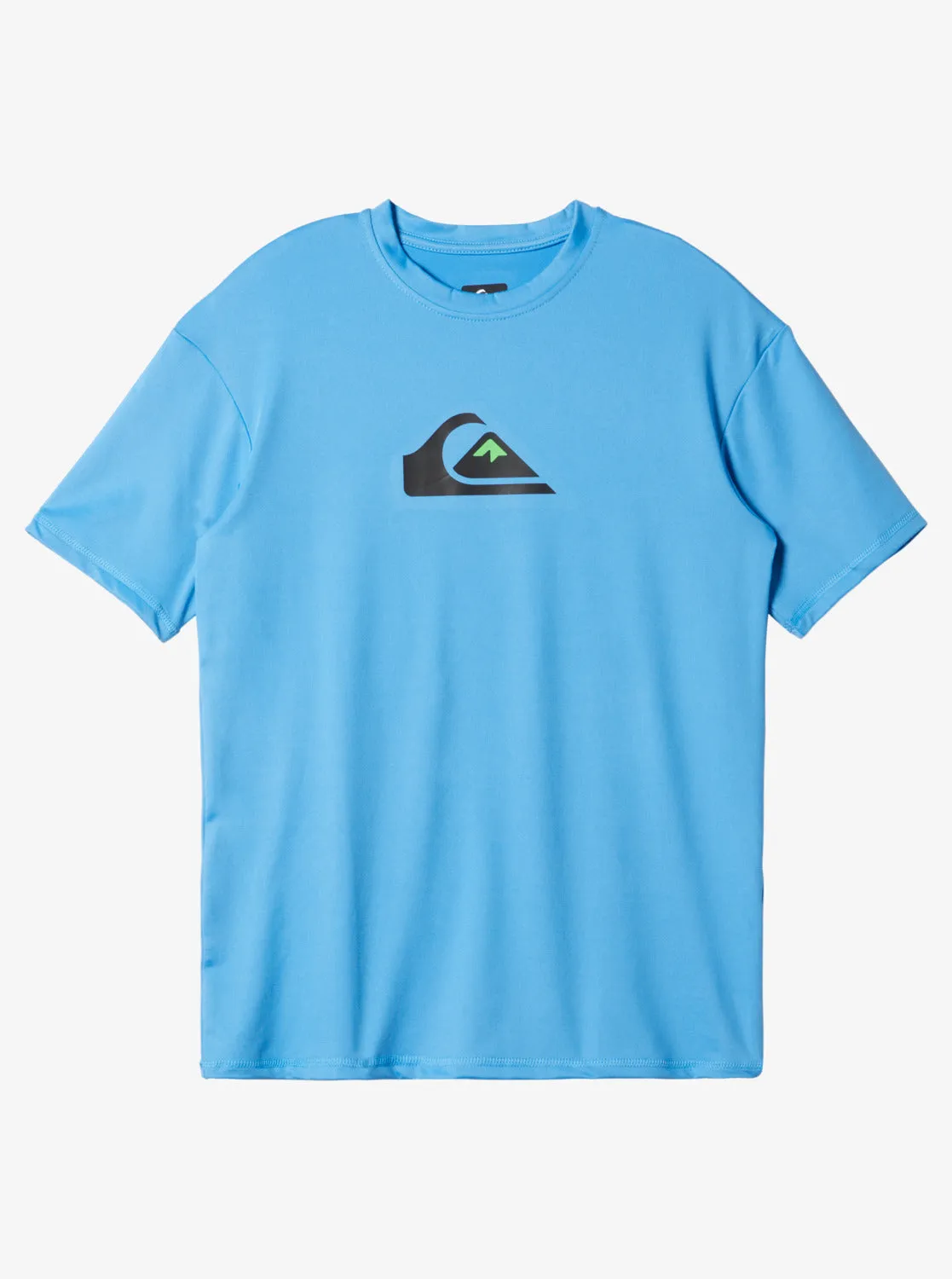 Boys 8-16 Solid Streak Short Sleeve Upf 50 Surf T-Shirt - Azure Blue sold by Quiksilver