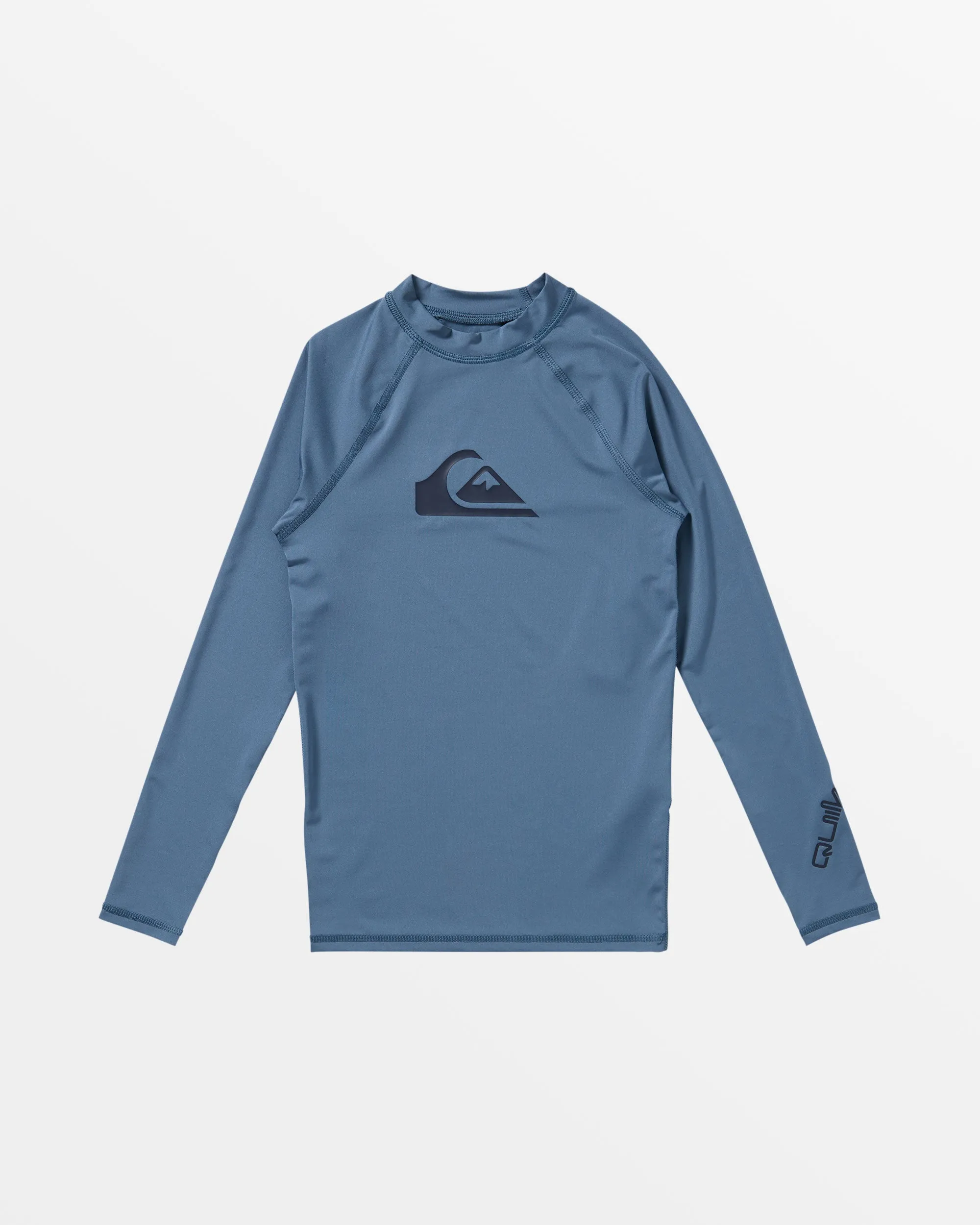 Boys 8-16 All Time Long Sleeve Rashguard - Bering Sea sold by Quiksilver