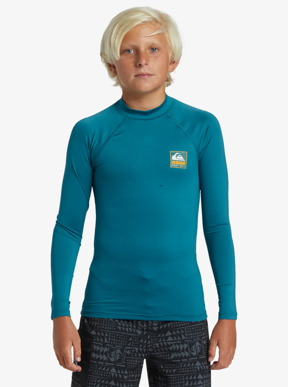 Boys 8-16 Hawaii Badge UPF50 Long Sleeve Rashguard - sold by Quiksilver product image thumbnail 3