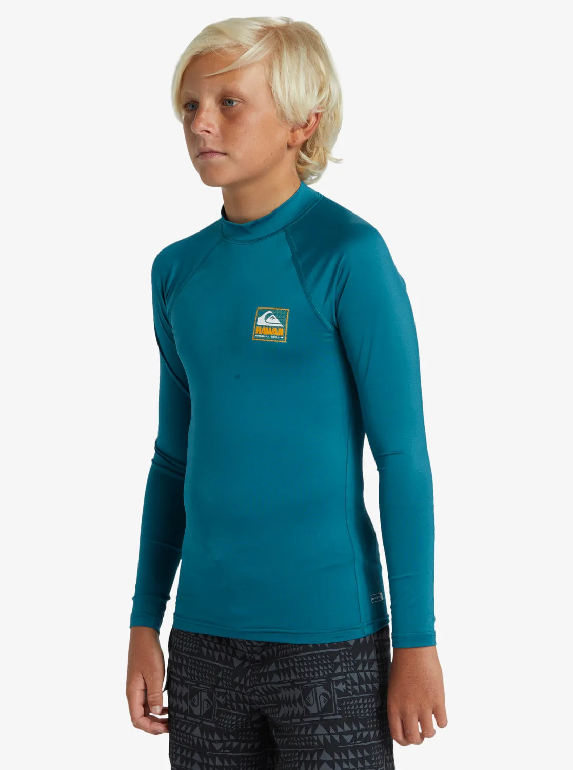 Boys 8-16 Hawaii Badge UPF50 Long Sleeve Rashguard - sold by Quiksilver product image thumbnail 4