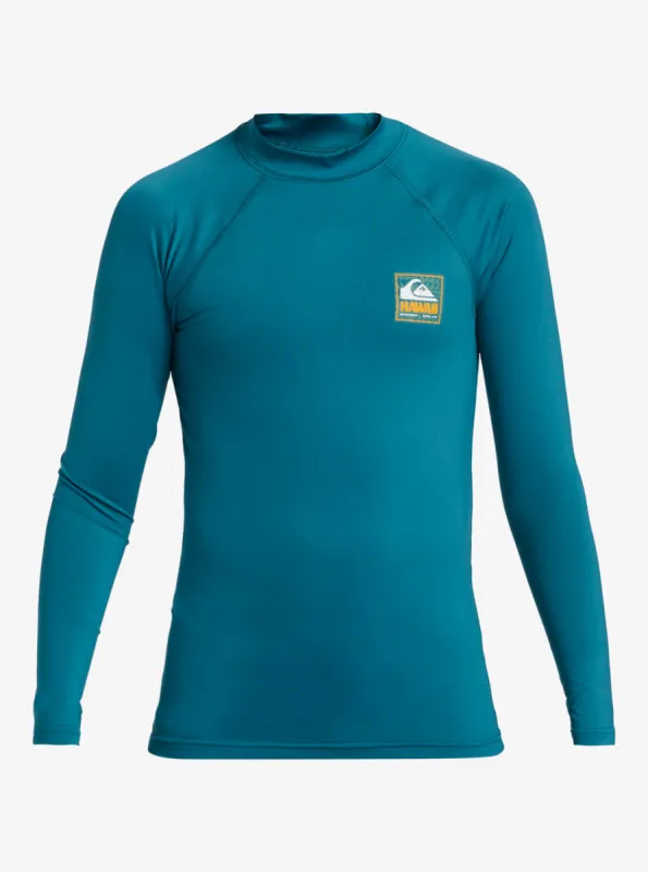 Boys 8-16 Hawaii Badge UPF50 Long Sleeve Rashguard - sold by Quiksilver