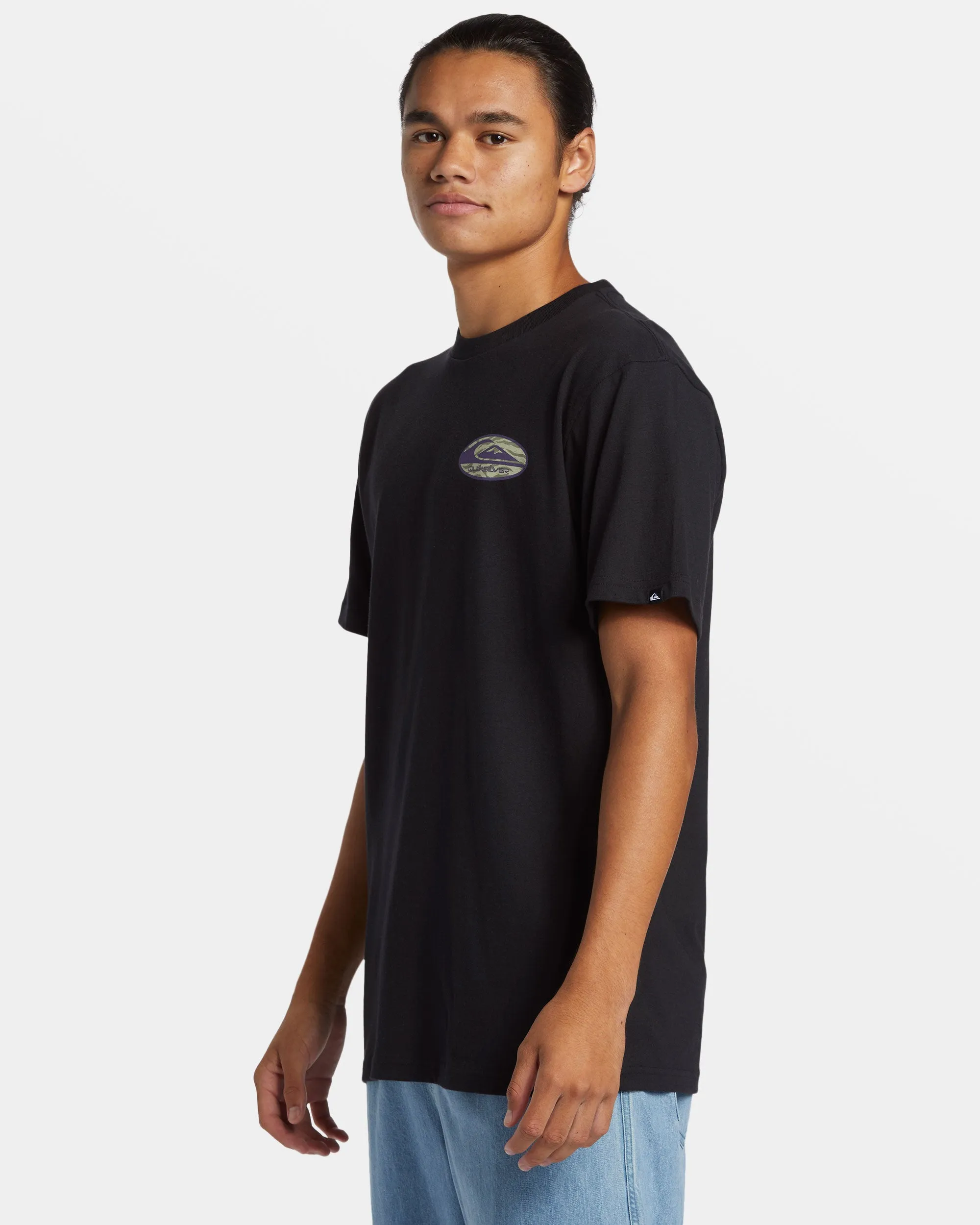 Retro Link T-Shirt - Black sold by Quiksilver product image thumbnail 4