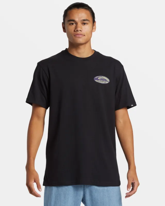 Retro Link T-Shirt - Black sold by Quiksilver