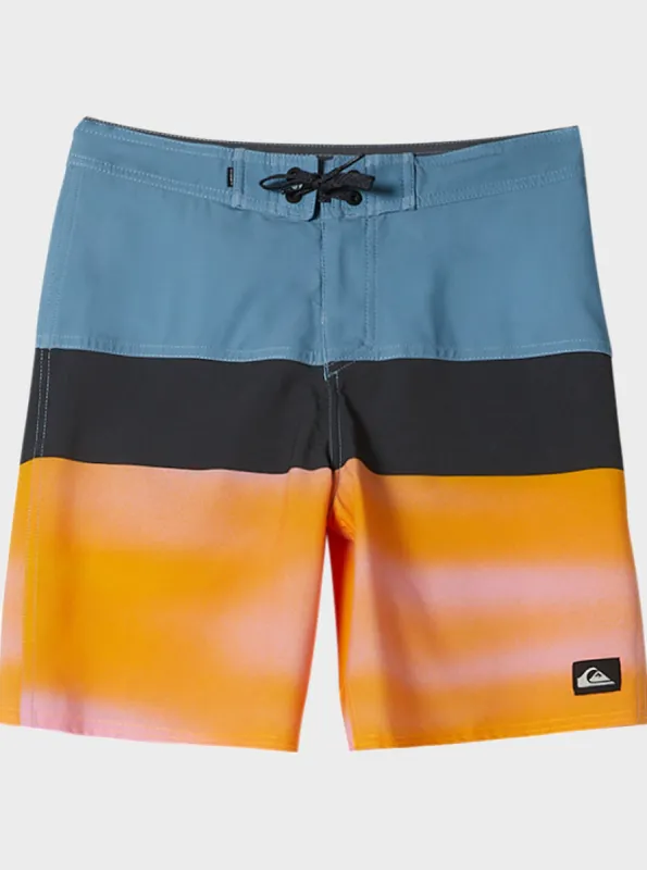 Boys 2-7 Everyday Panel 13" Boardshorts - Prism Pink made by Quiksilver