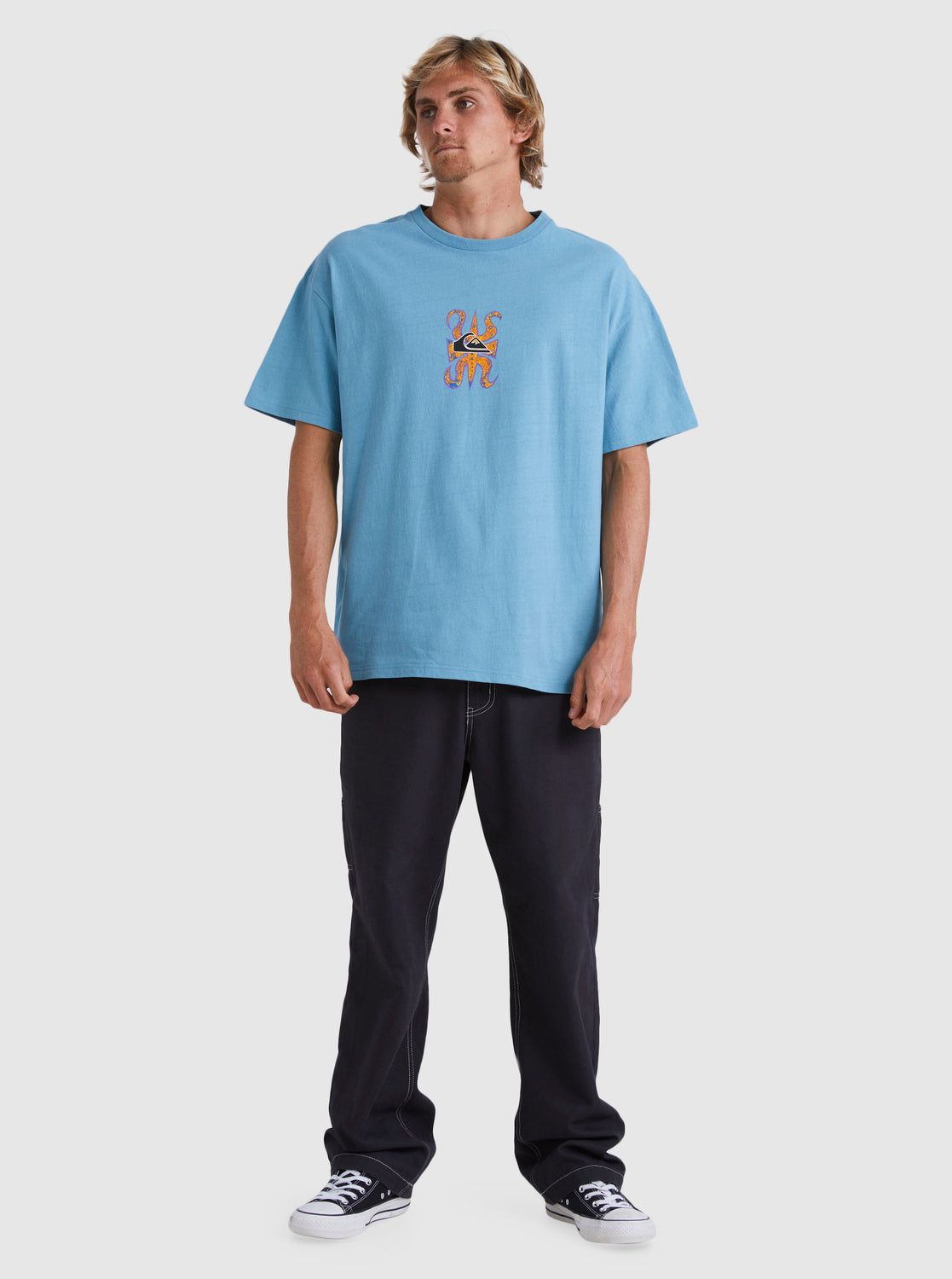 Trident T-Shirt - Adriatic Blue sold by Quiksilver product image thumbnail 4