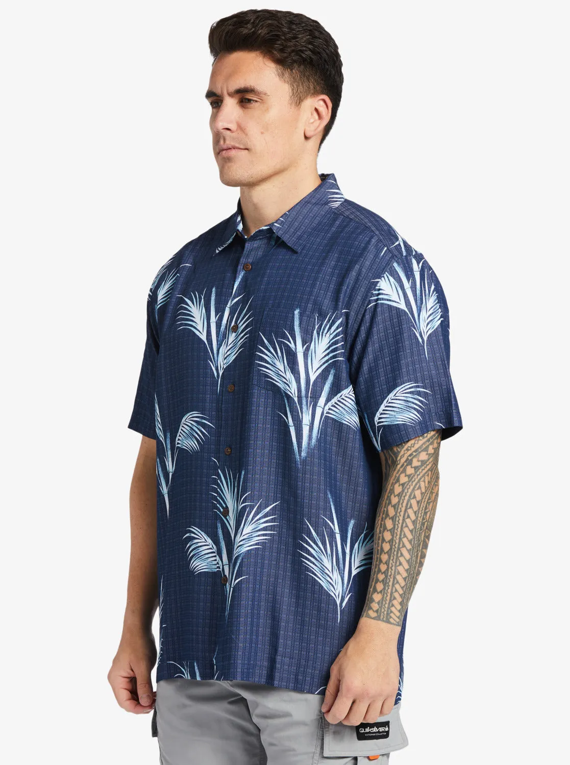 Waterman Skipped Out Woven Shirt - Estate Blue Skippe Out sold by Quiksilver product image thumbnail 3