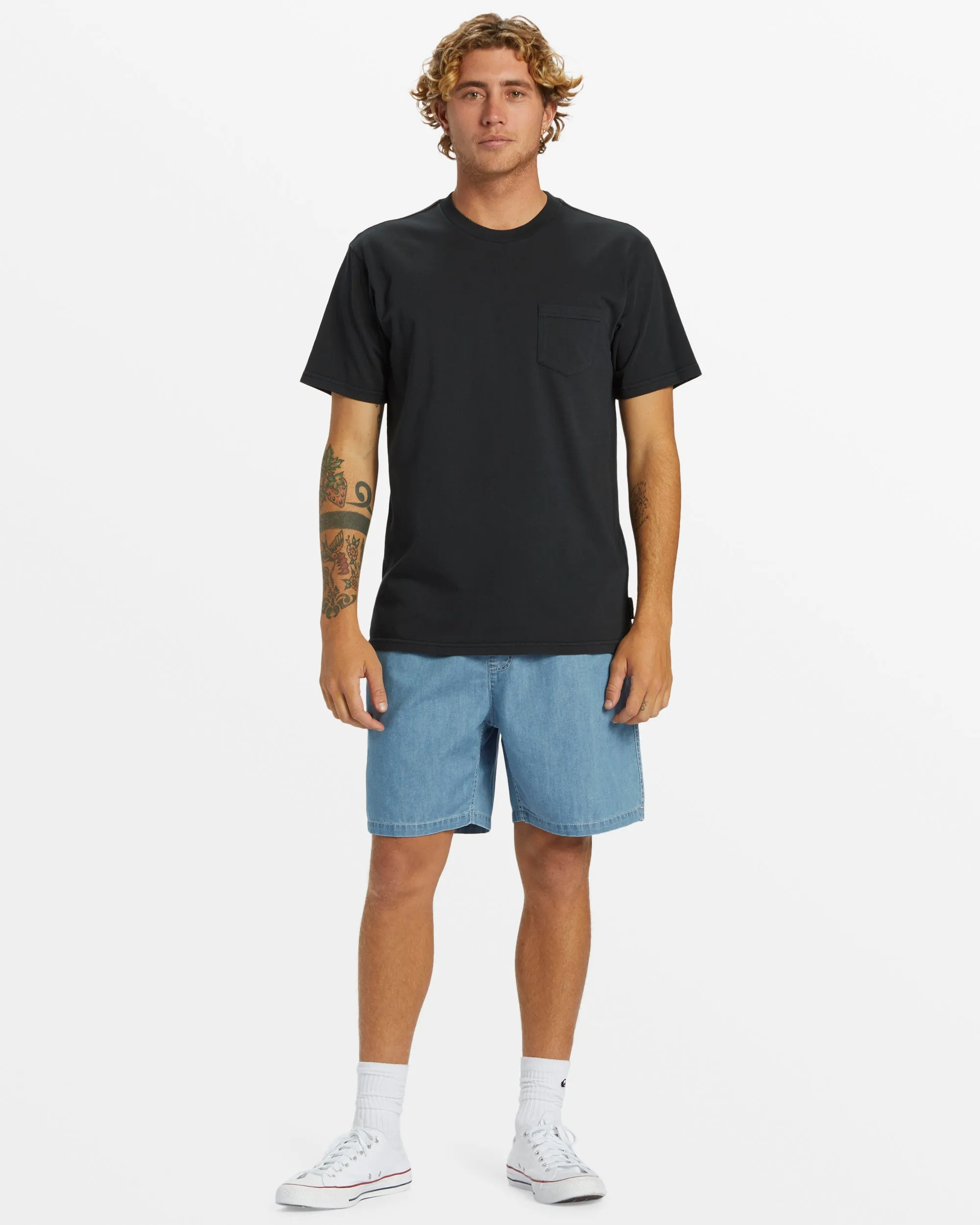 Salt Water Pocket Tee T-Shirt - Black sold by Quiksilver product image thumbnail 3