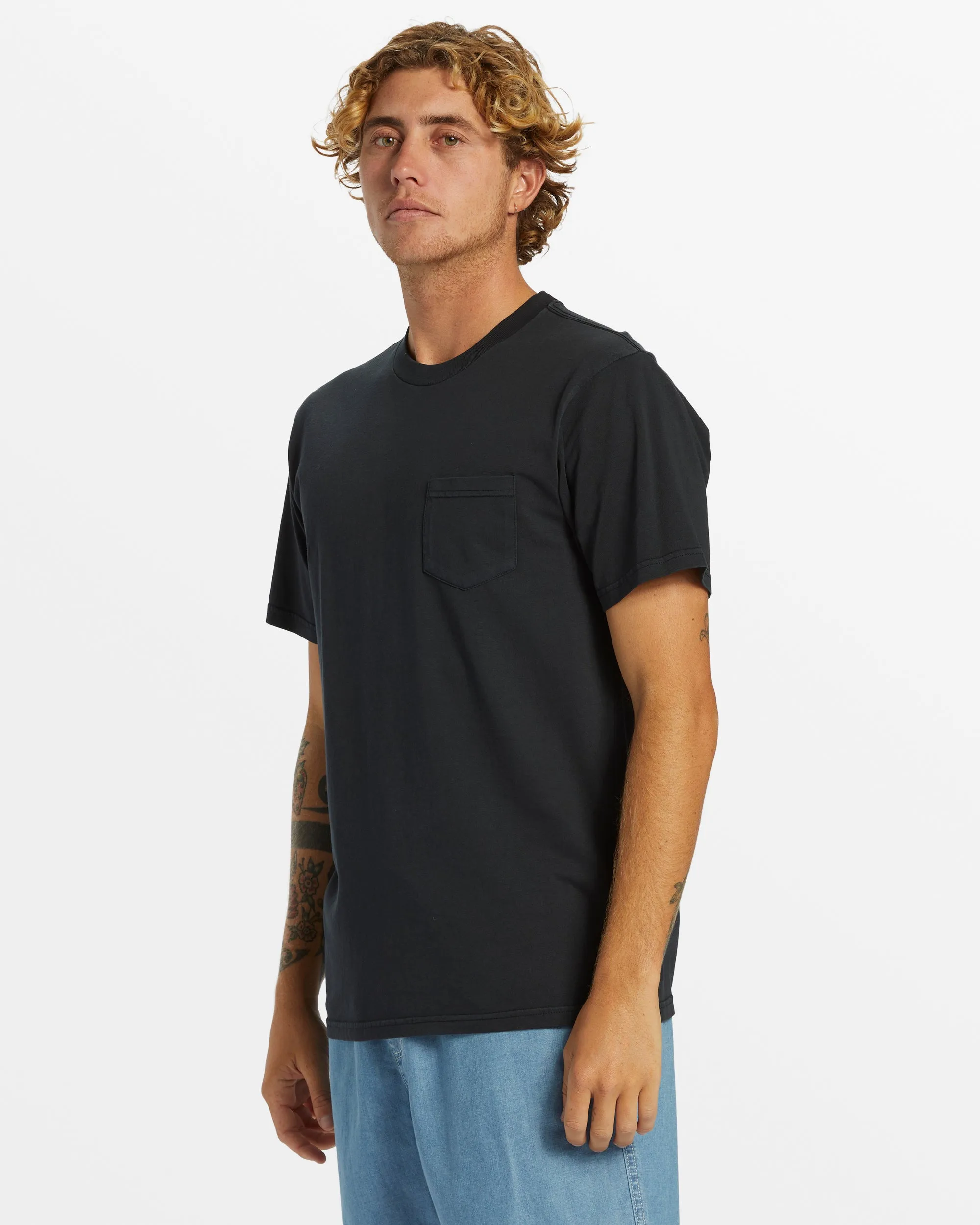 Salt Water Pocket Tee T-Shirt - Black sold by Quiksilver product image thumbnail 4