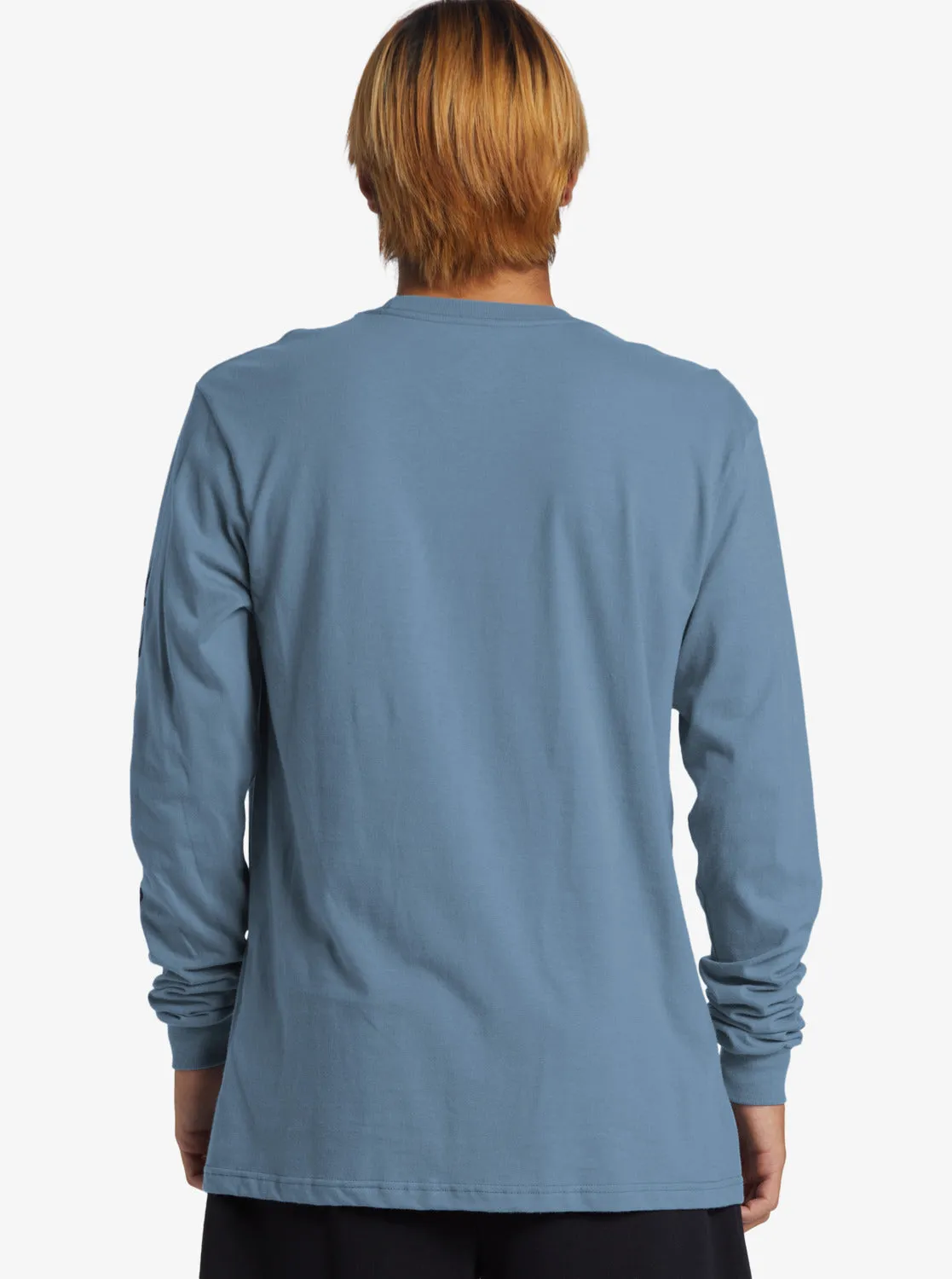 Comp Logo Long Sleeve T-Shirt - Blue Shadow sold by Quiksilver product image thumbnail 5