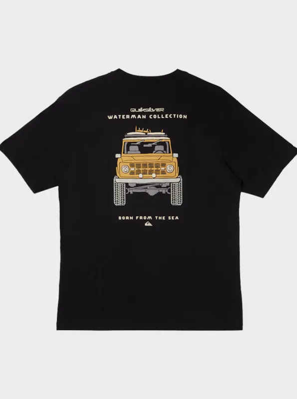Waterman Bruiser T-Shirt - Black made by Quiksilver