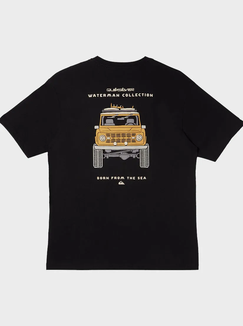 Waterman Bruiser T-Shirt - Black sold by Quiksilver