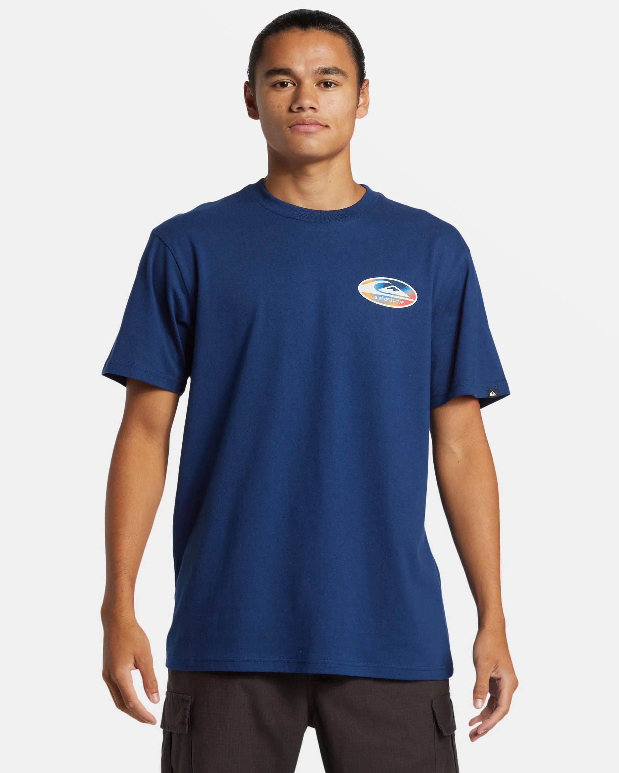 Retro Link T-Shirt - Estate Blue sold by Quiksilver