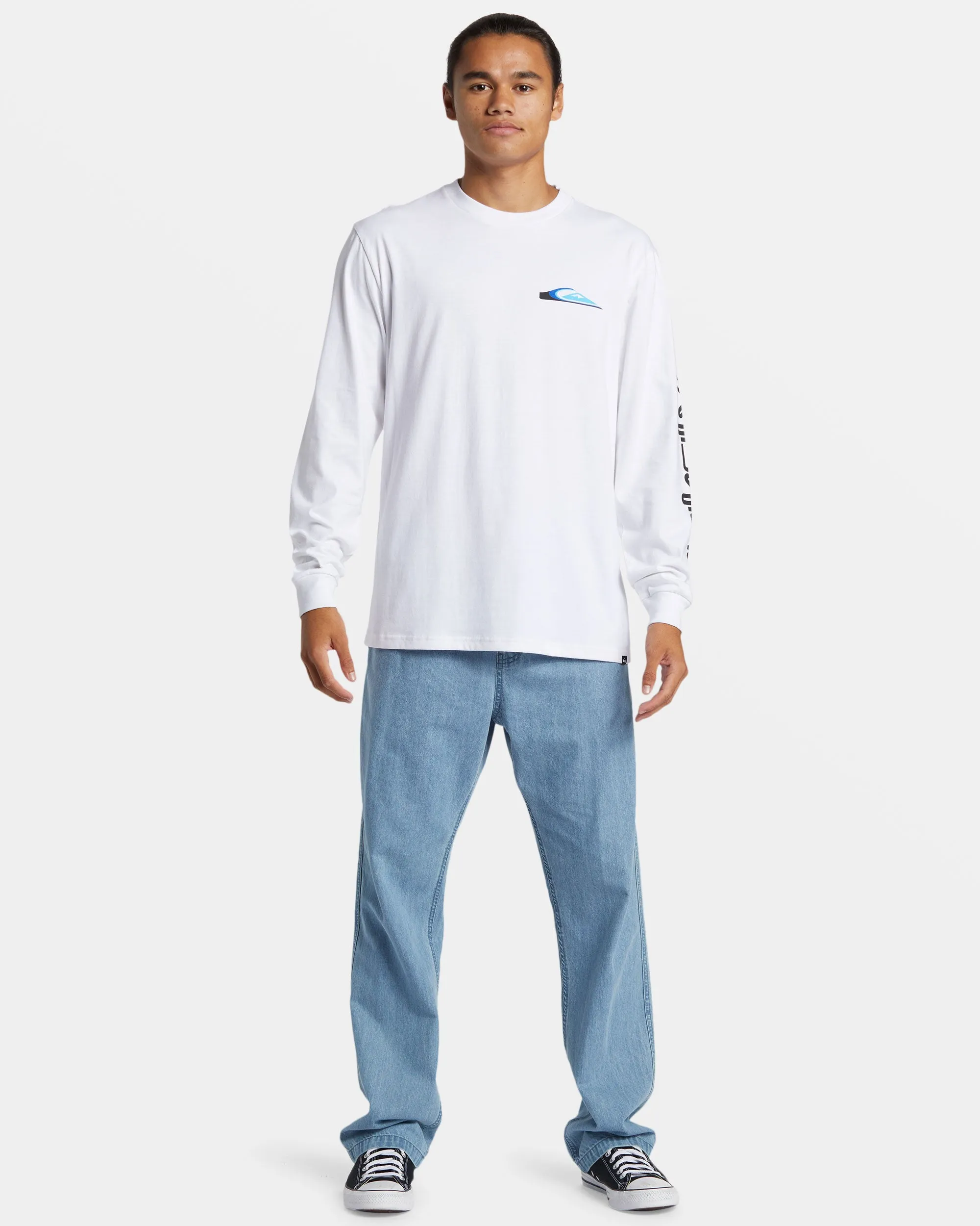 Warp Drive Long Sleeve T-Shirt - White sold by Quiksilver product image thumbnail 3