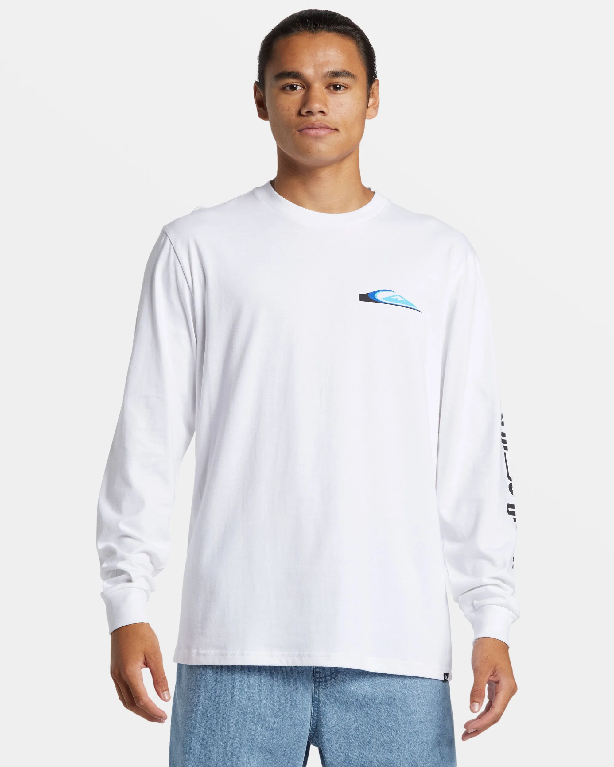 Warp Drive Long Sleeve T-Shirt - White sold by Quiksilver