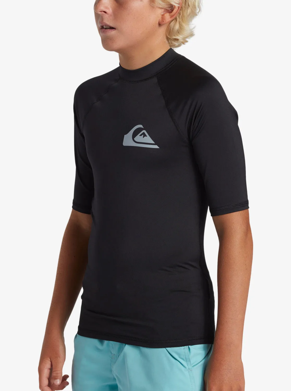 Boys 8-16 Everyday UPF 50 Short Sleeve Rashguard - Black sold by Quiksilver product image thumbnail 5