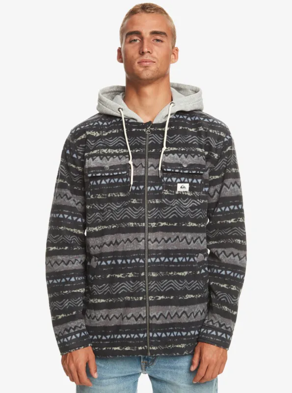 Super Swell Zip-Up Hoodie - Tarmac Playa Mesa sold by Quiksilver