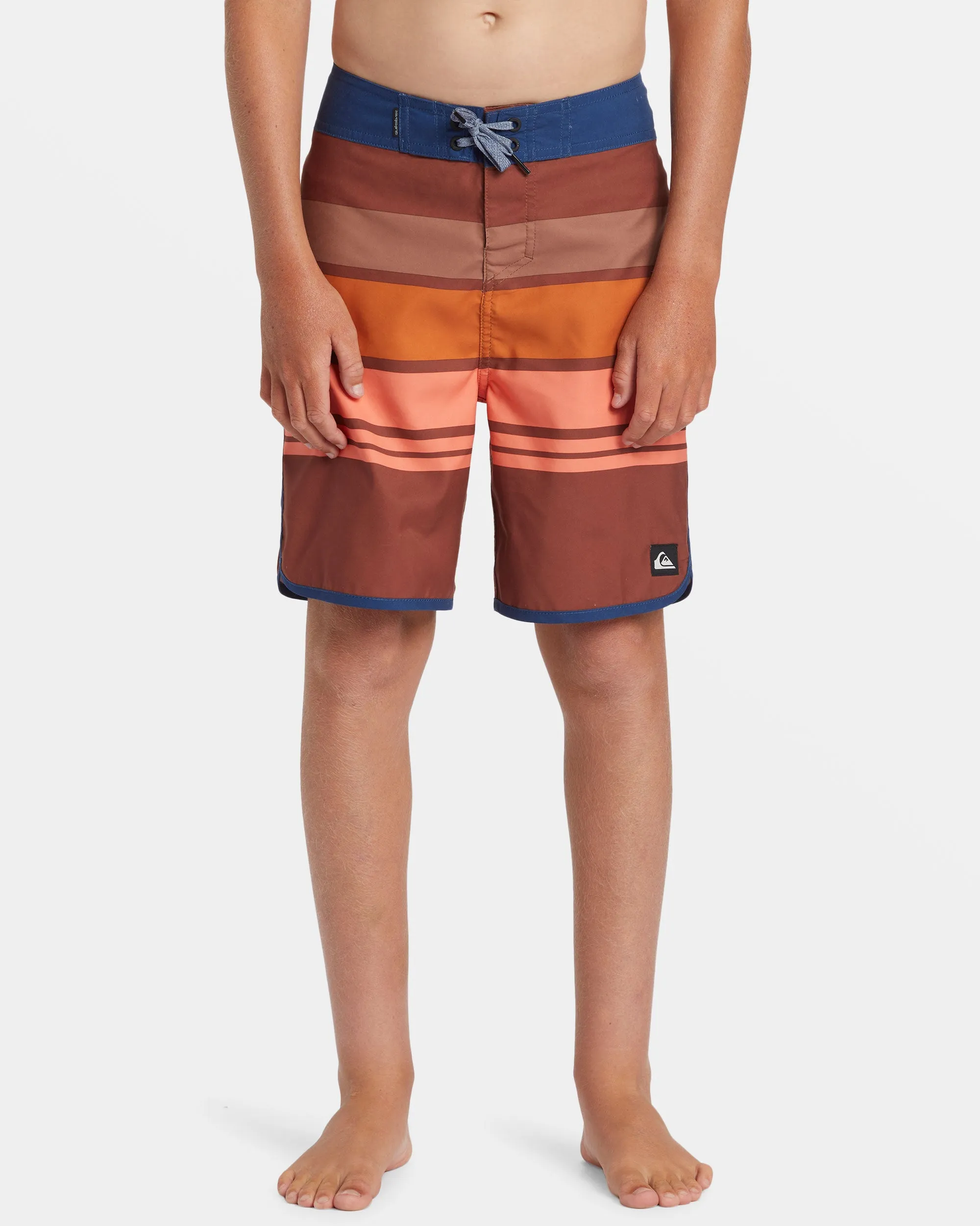 Boys 8-16 Everyday Stripe 17" Boardshorts - Rawhide sold by Quiksilver
