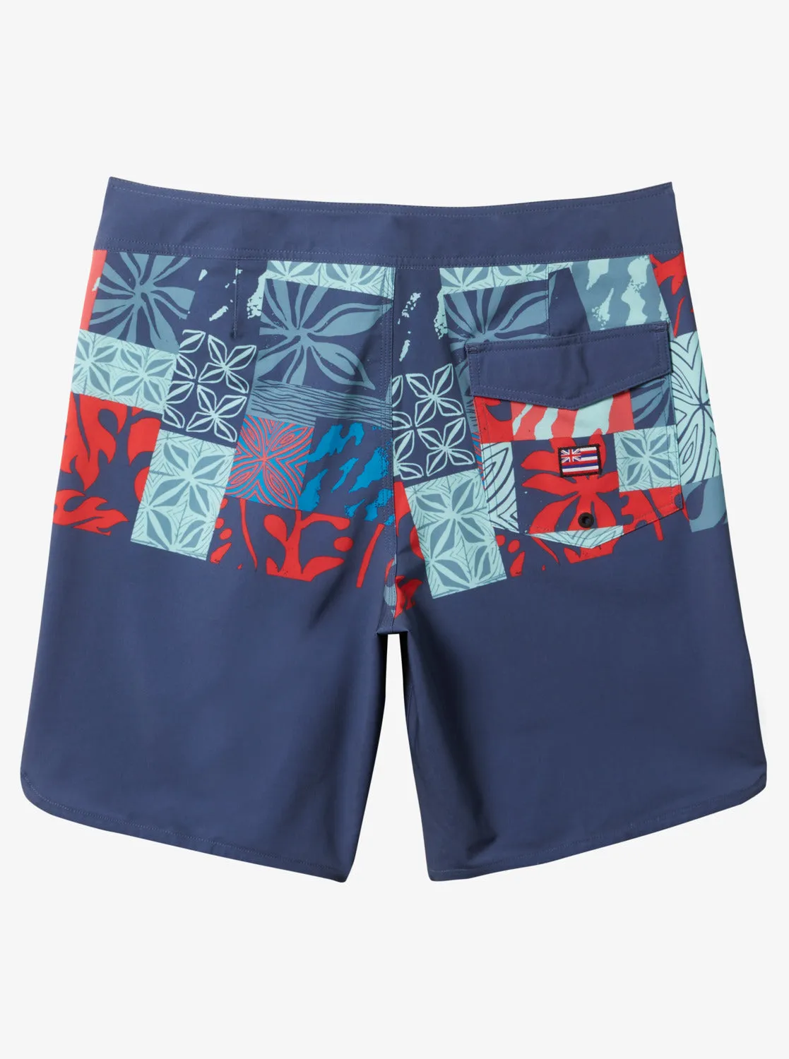 Surfsilk Hawaii Blocked 19" Boardshorts - Crown Blue sold by Quiksilver product image thumbnail 2