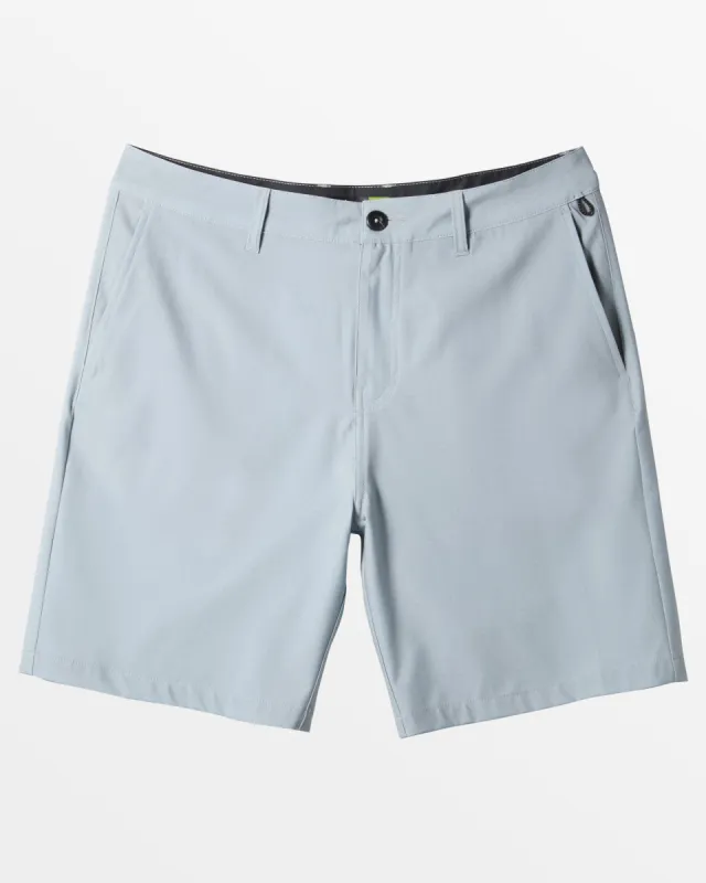 Union Heather Amphibian 20" Hybrid Shorts - Quarry sold by Quiksilver