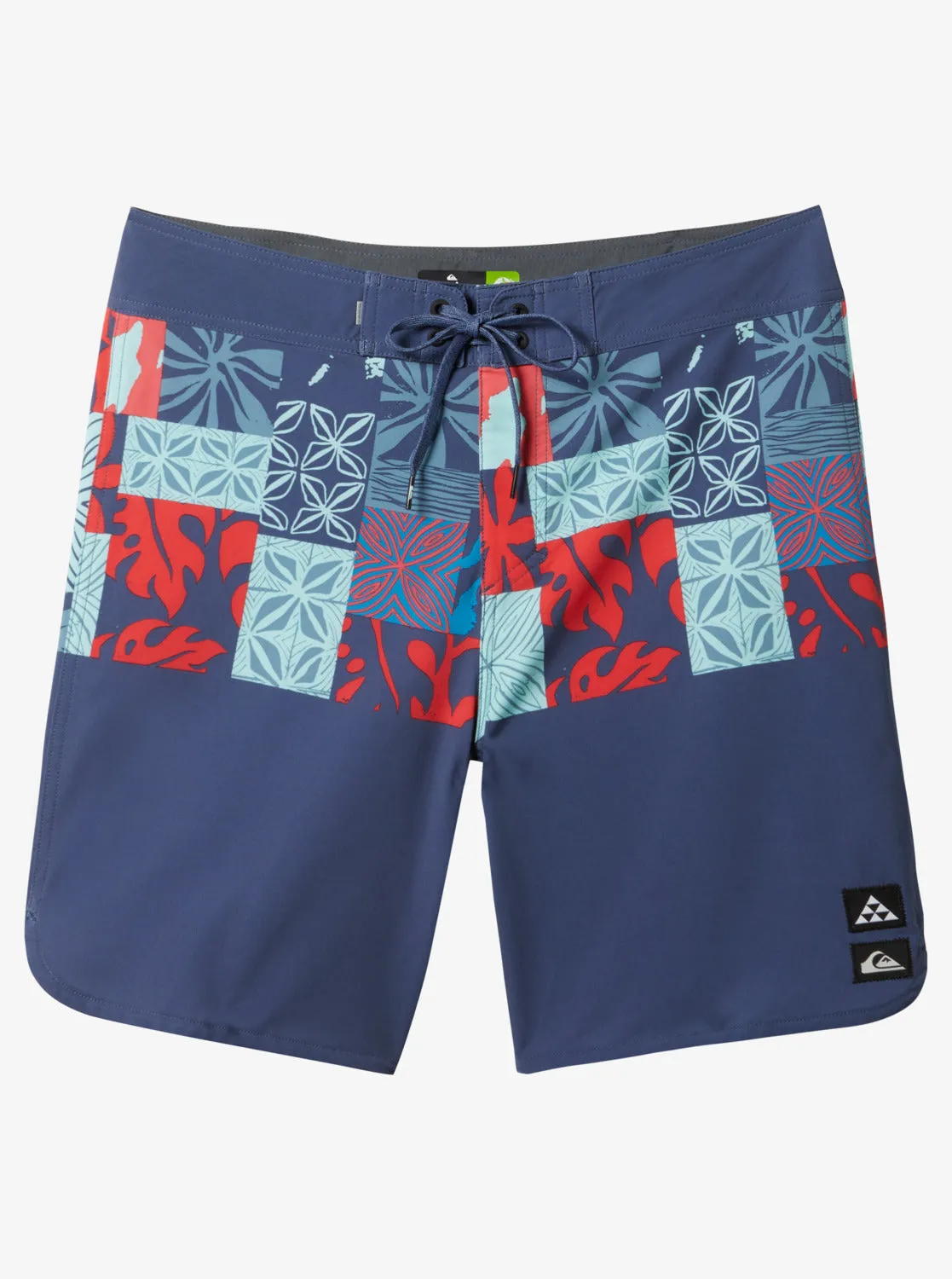 Surfsilk Hawaii Blocked 19" Boardshorts - Crown Blue sold by Quiksilver