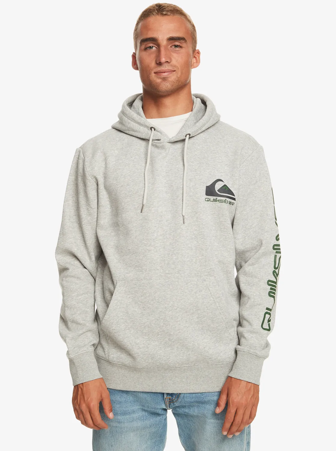 Omni Logo Hoodie - Athletic Heather sold by Quiksilver product image thumbnail 5