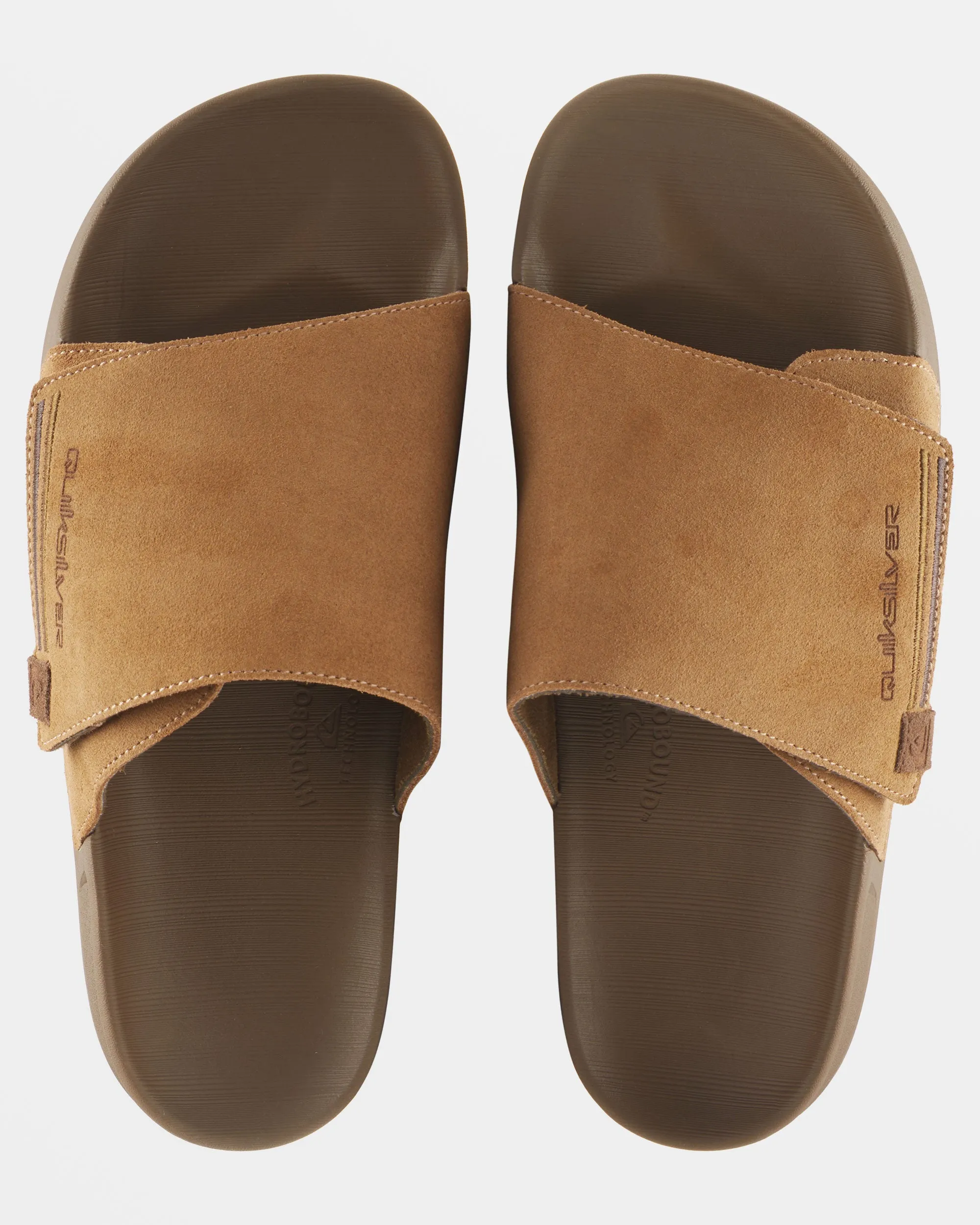 Rivi Suede Slide Sandals - Tan 1 sold by Quiksilver product image thumbnail 5