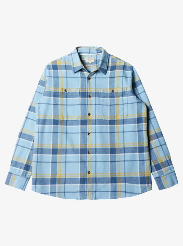 Waterman Lower Ridge Flannel Shirt - Dusk Blue Lower Ridge sold by Quiksilver