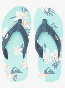 Molokai Layback Sandals - Blue/Blue/Green sold by Quiksilver