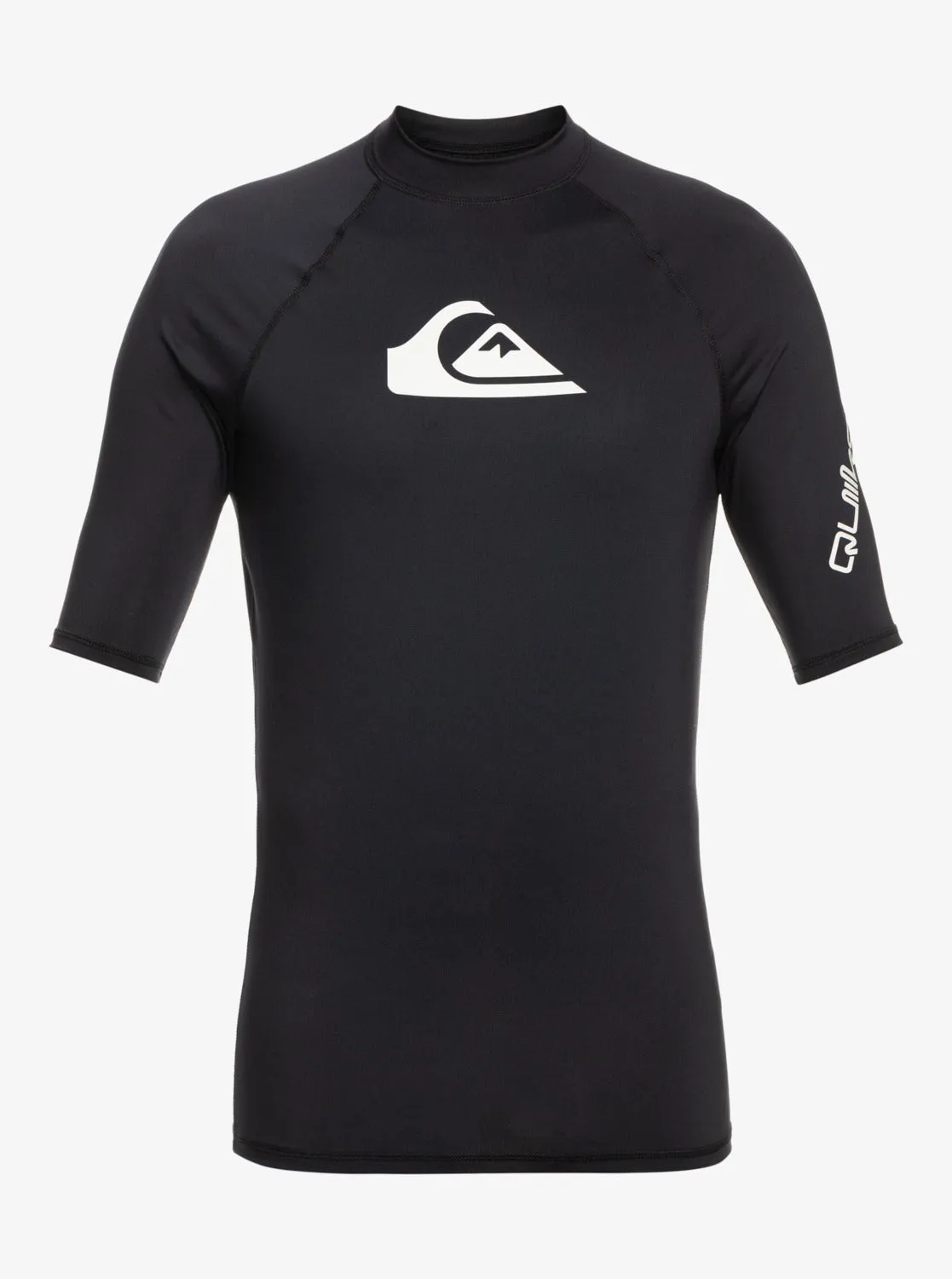 Boys 8-16 All Time Short Sleeve Rashguard - Black sold by Quiksilver