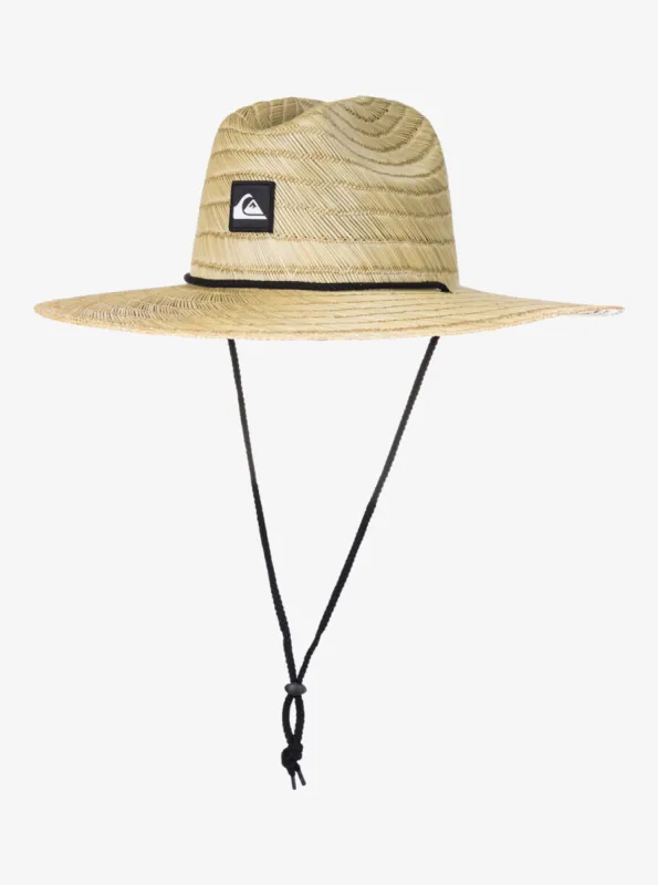 Pierside Straw Lifeguard Hat - Natural sold by Quiksilver