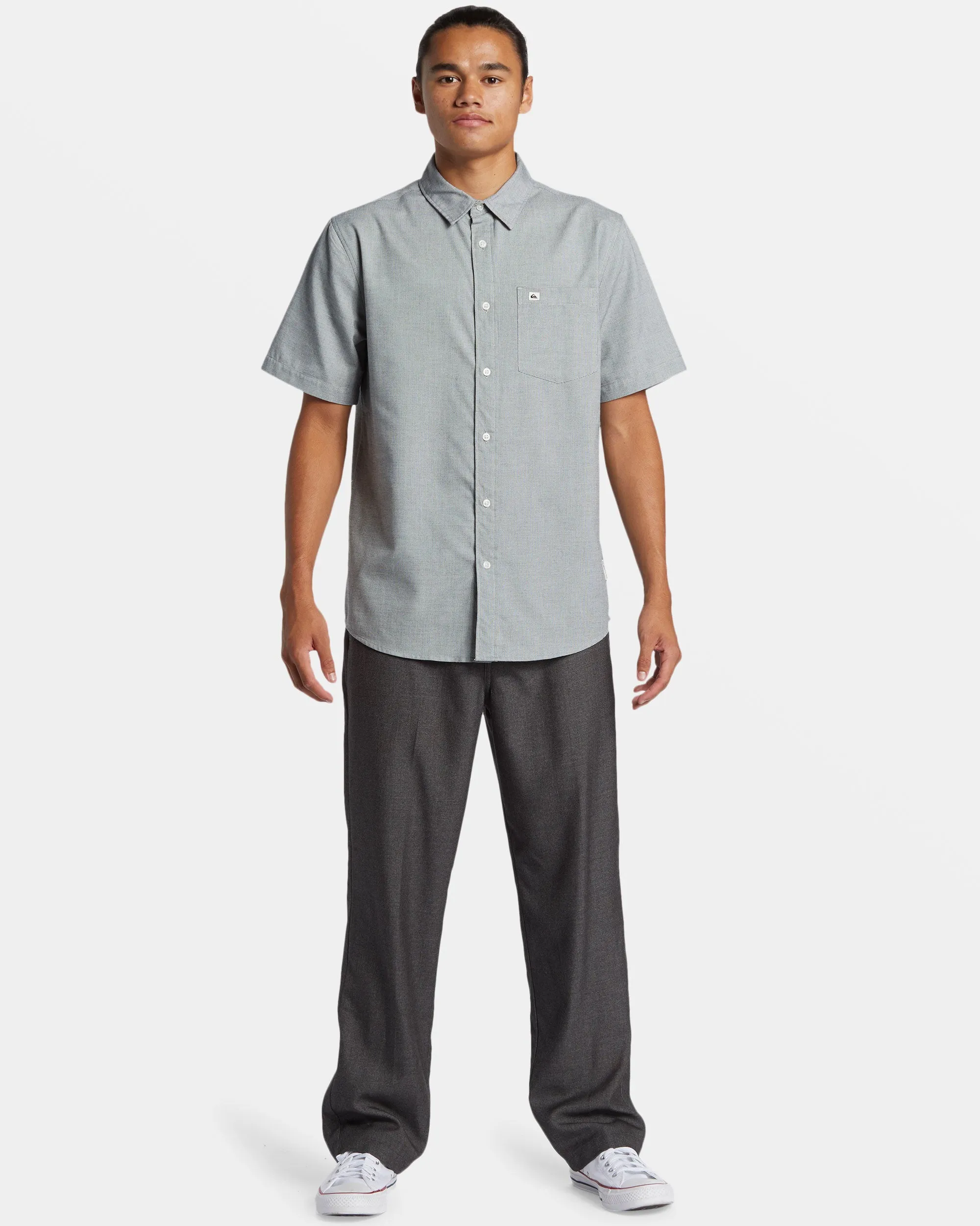 Shoreline Classic Short Sleeve Shirt - White Marble Heather sold by Quiksilver product image thumbnail 5