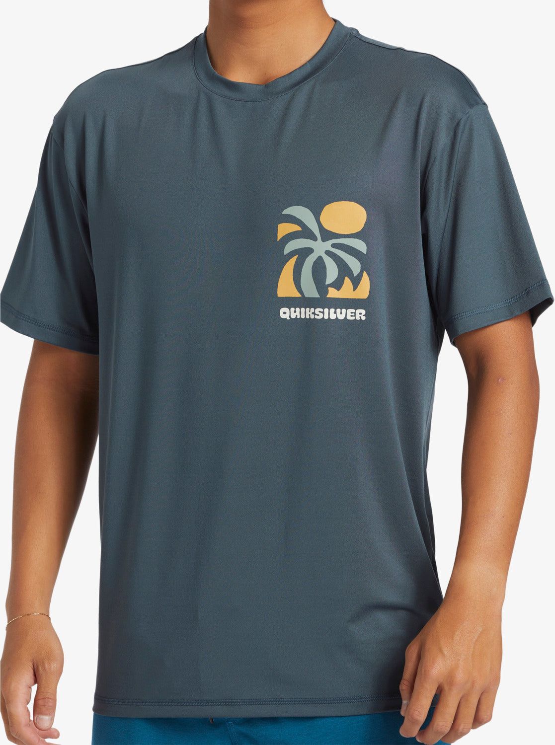 Mix Session UPF 50 Short Sleeve Surf Tee - Dark Slate sold by Quiksilver product image thumbnail 4