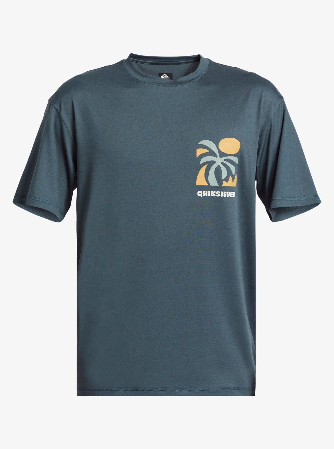 Mix Session UPF 50 Short Sleeve Surf Tee - Dark Slate sold by Quiksilver