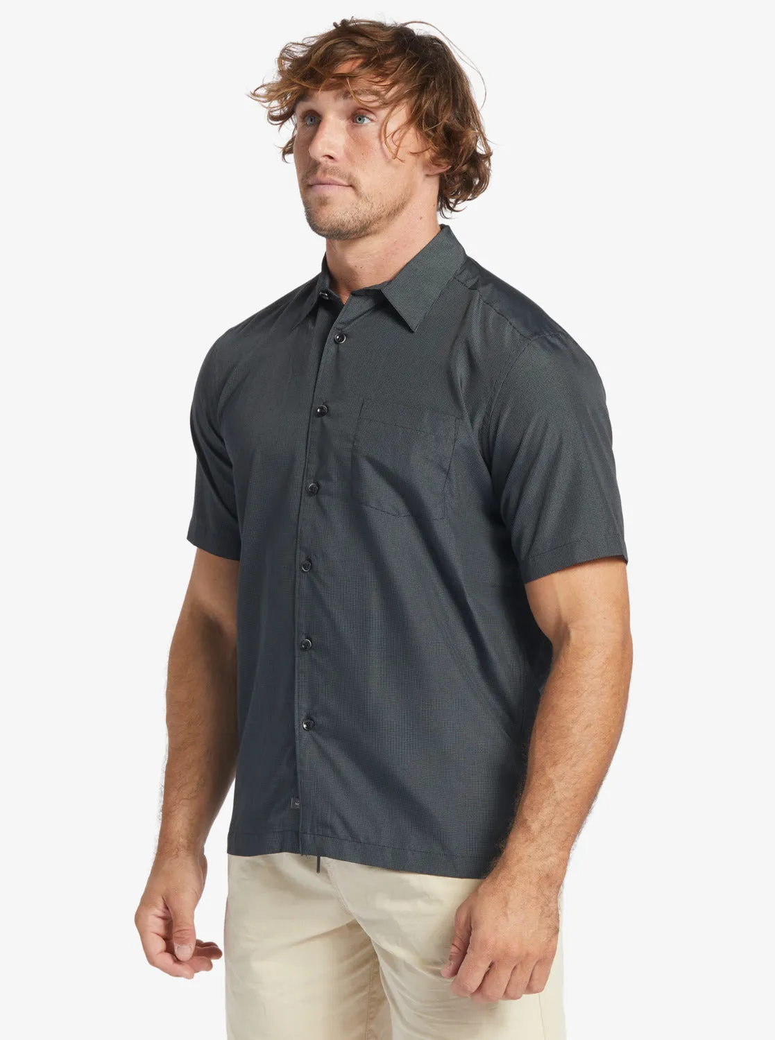 Waterman Kings Cliff Short Sleeve Shirt - Black Kings Cliff sold by Quiksilver product image thumbnail 4