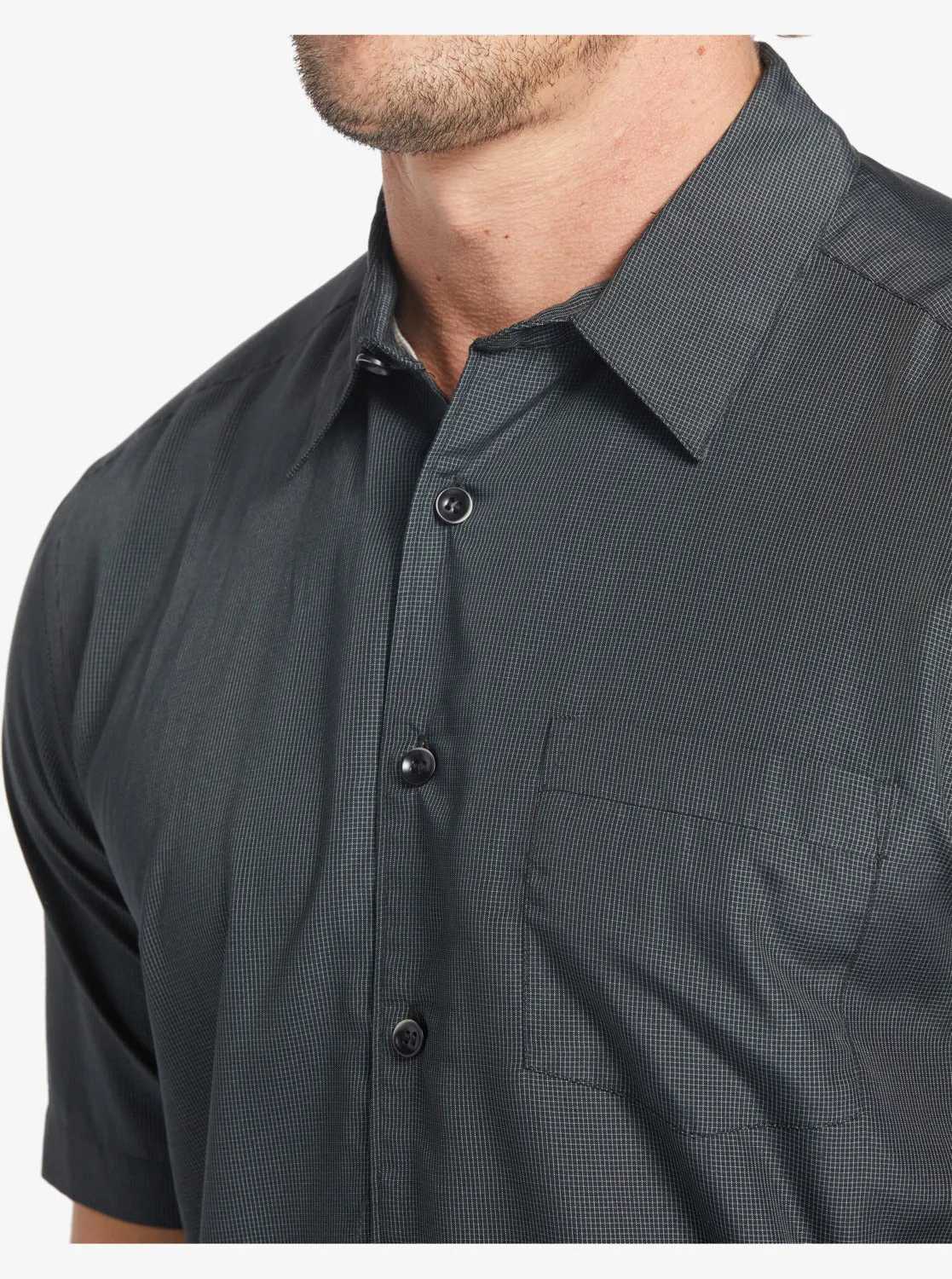 Waterman Kings Cliff Short Sleeve Shirt - Black Kings Cliff sold by Quiksilver product image thumbnail 5