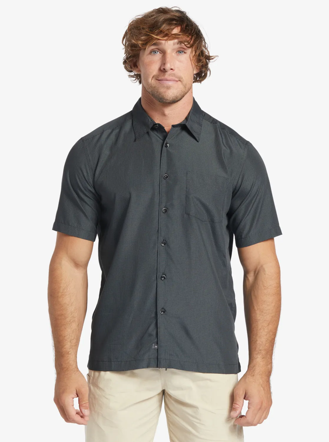 Waterman Kings Cliff Short Sleeve Shirt - Black Kings Cliff sold by Quiksilver product image thumbnail 3