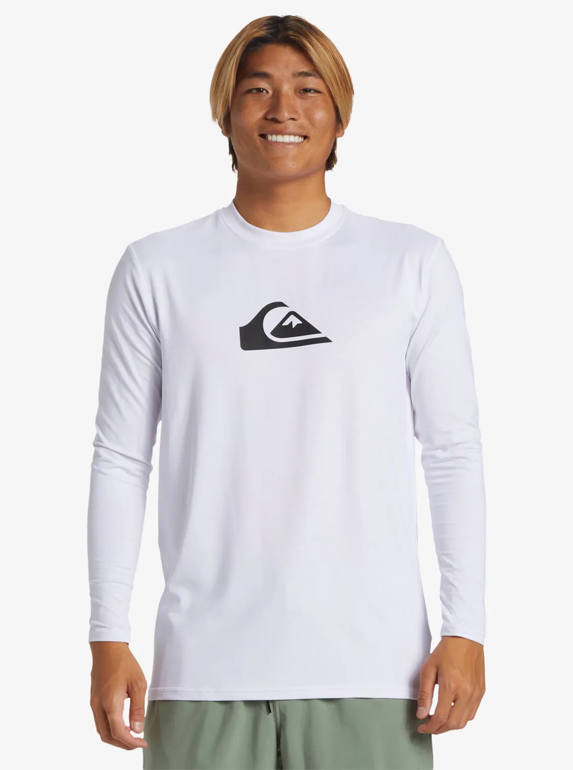 Everyday Long Sleeve Surf Tee - Black/White sold by Quiksilver product image thumbnail 3