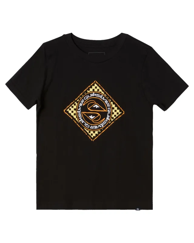 Boys 8-16 Splitting Hairs Kt0 T-Shirt - Black made by Quiksilver