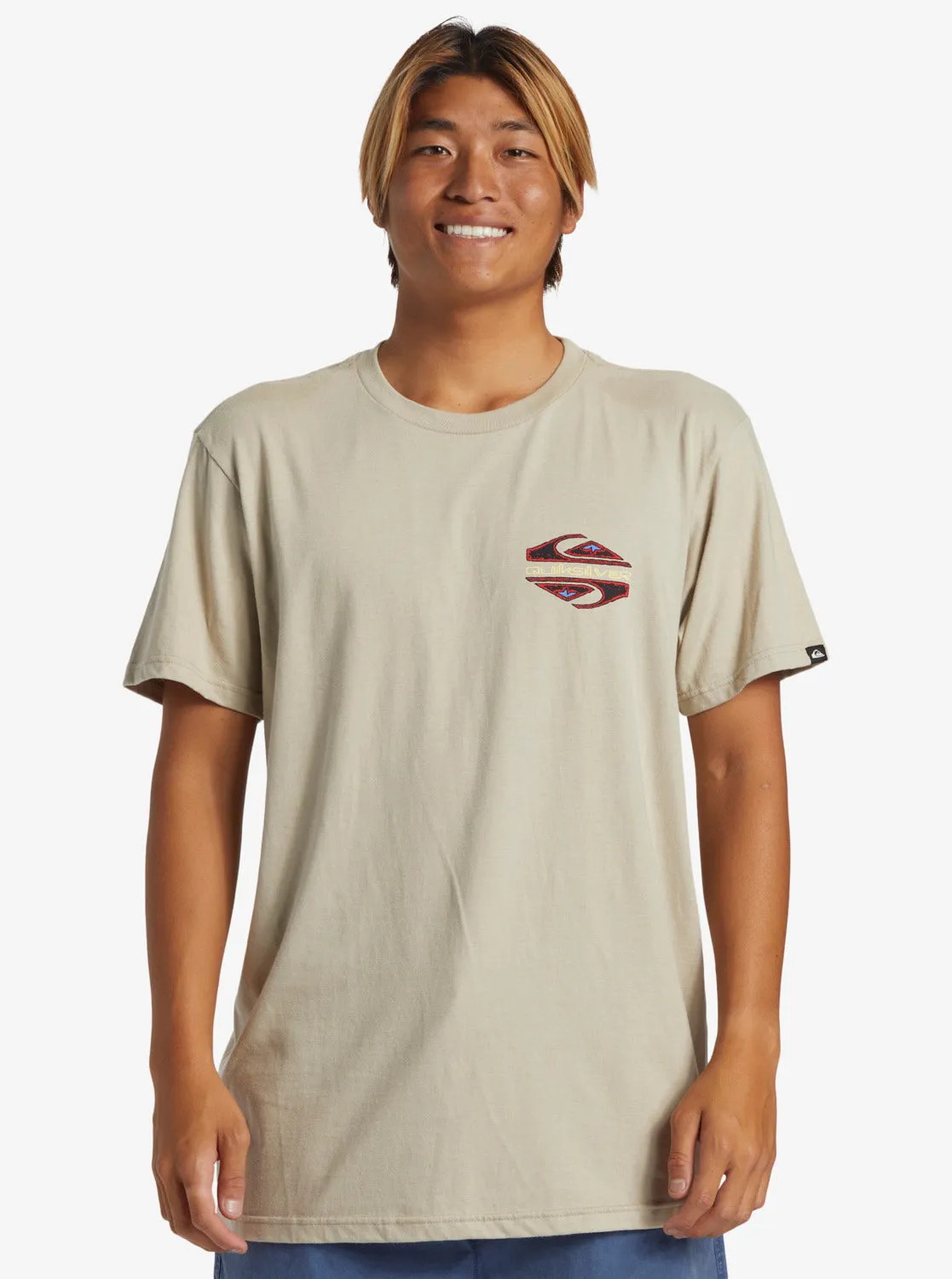 Diamond T-Shirt - Plaza Taupe sold by Quiksilver