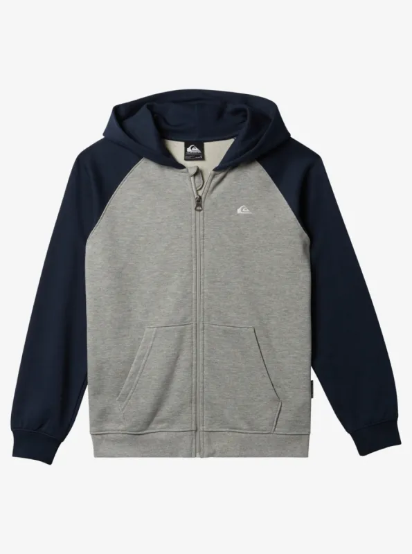 Boys 8-16 Easy Day Zip Pullover Sweatshirt - Dark Navy made by Quiksilver