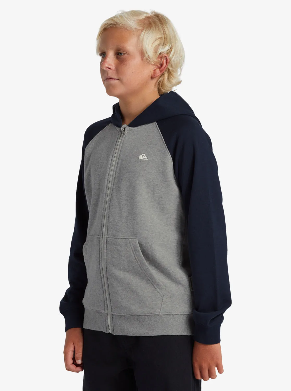 Boys 8-16 Easy Day Zip Pullover Sweatshirt - Dark Navy sold by Quiksilver product image thumbnail 4