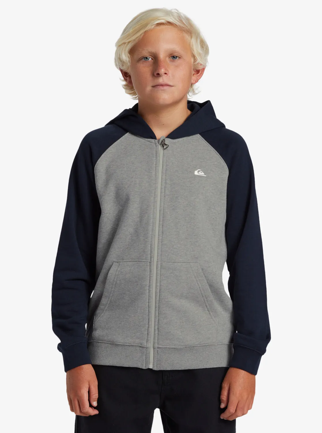 Boys 8-16 Easy Day Zip Pullover Sweatshirt - Dark Navy sold by Quiksilver product image thumbnail 3