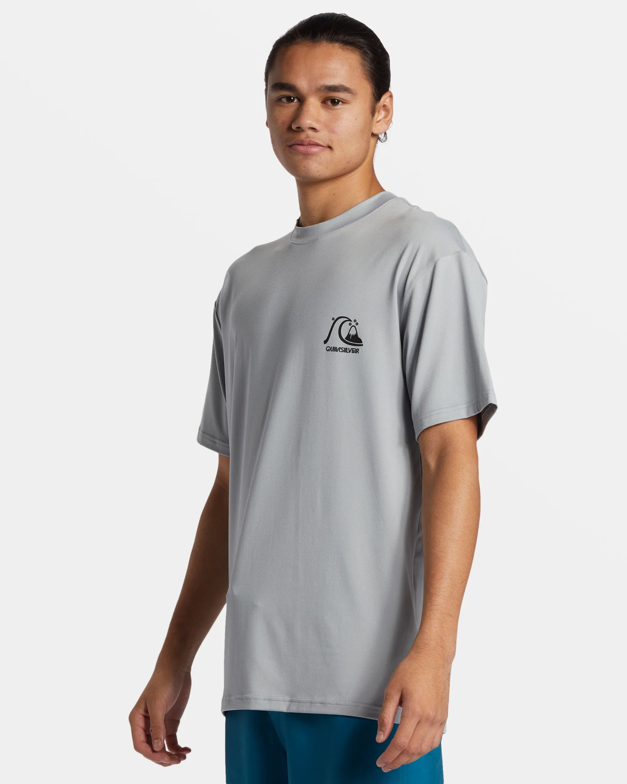 DNA Bubble Logo Short Sleeve Surf Tee - Quarry sold by Quiksilver product image thumbnail 4