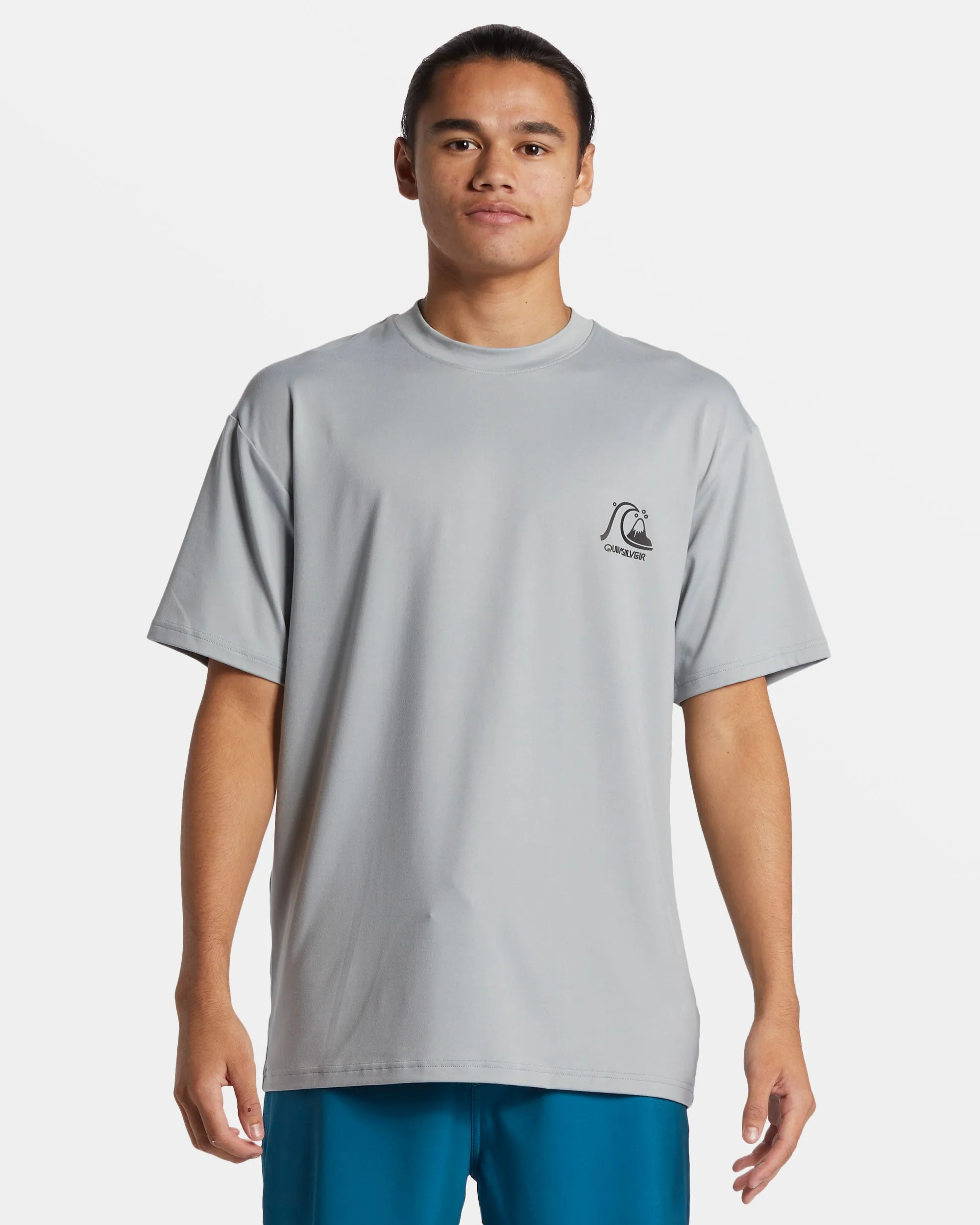 DNA Bubble Logo Short Sleeve Surf Tee - Quarry sold by Quiksilver product image thumbnail 3